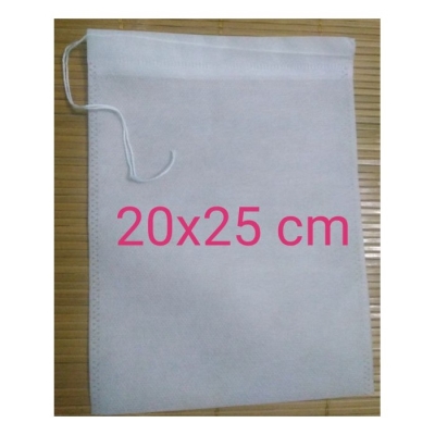 100 túi lọc có dây kích thước 20x25 đựng trà, gia vị